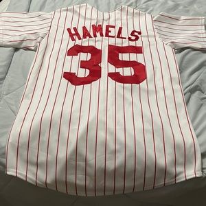 Cole Hamels Phillies Boys XL Jersey